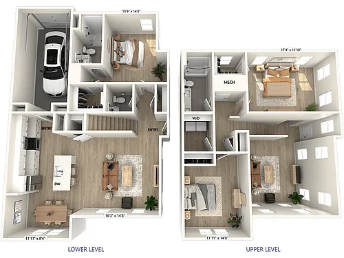 Floor plan CT2-1712sf-Upgrade