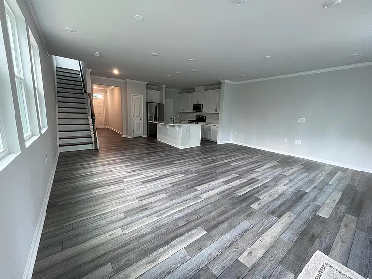 LVP flooring throughout the first floor for easy maintenance and durability, Lot of Natural light