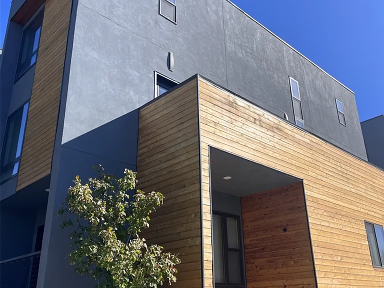 Large west-facing balcony