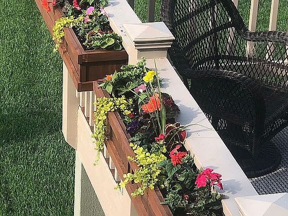 Custom flower boxes