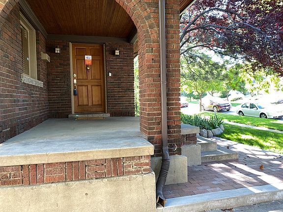 Good size porch and front door
