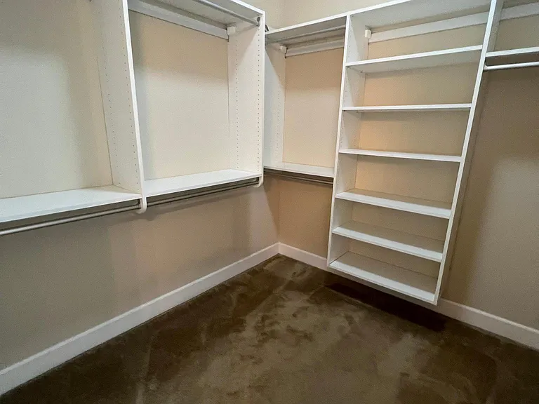 Master bedroom with organization