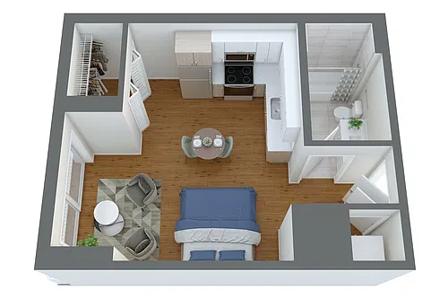 Floor plan S4 Studio