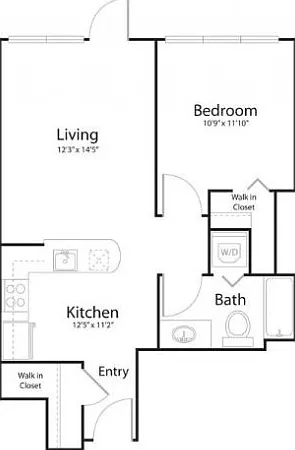 Floor Plan 1j1 Floor Plan 1j1