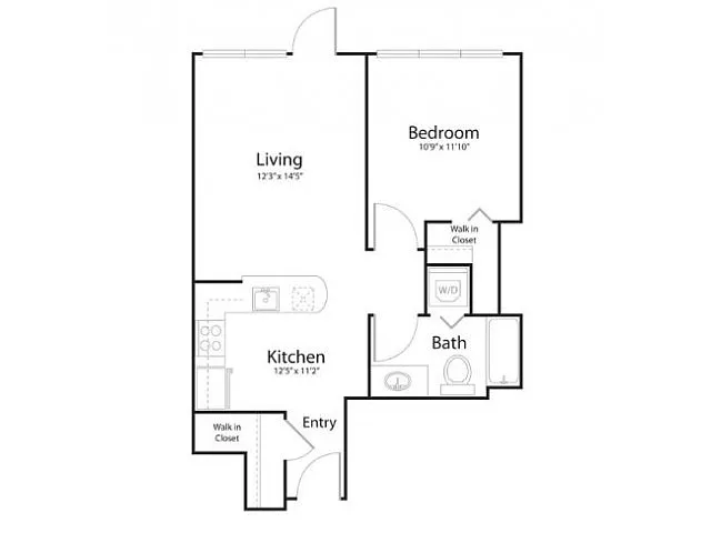 Floor plan 1J1