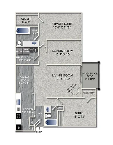 Floor plan Remington