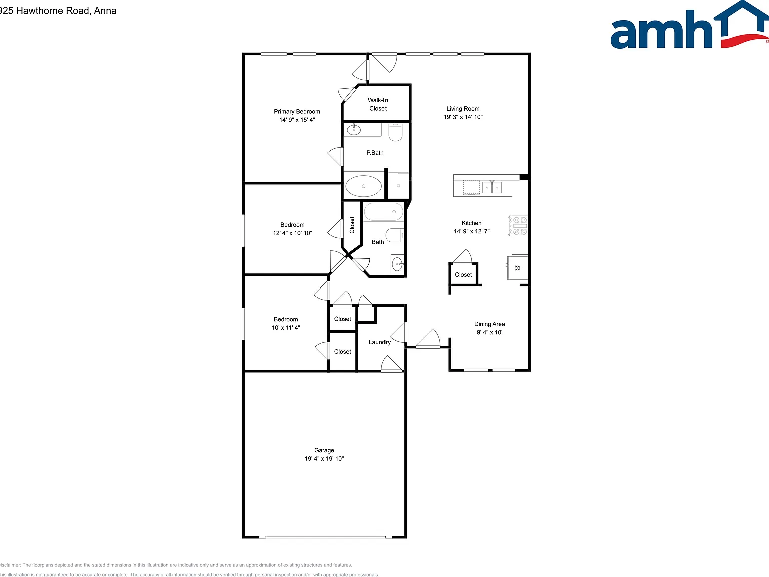 3 bed, 2.0 bath, 1388 sqft, $1,760 — Photo 2