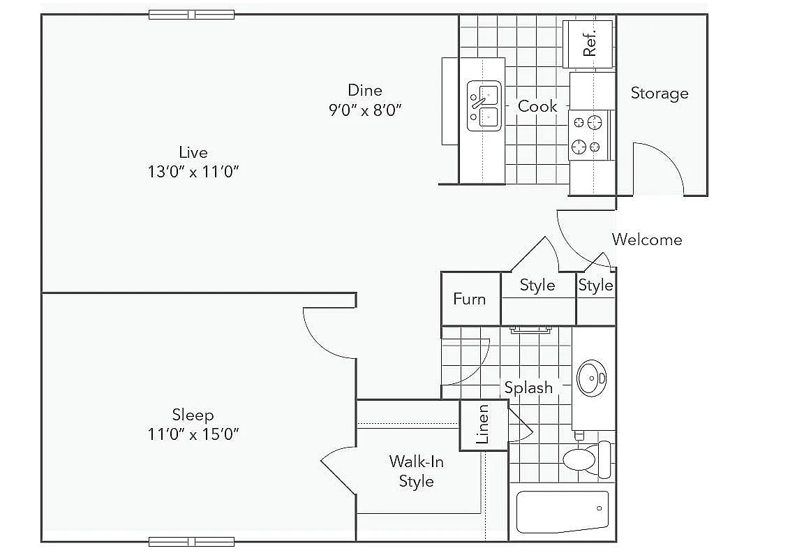 Floor plan A2