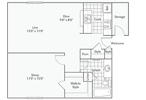 Floor plan A2