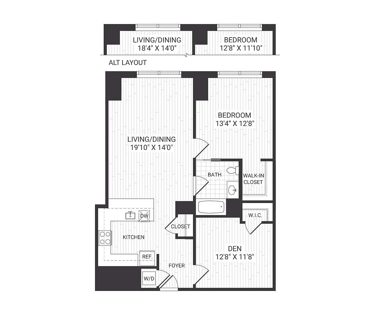 Floor plan A12 den