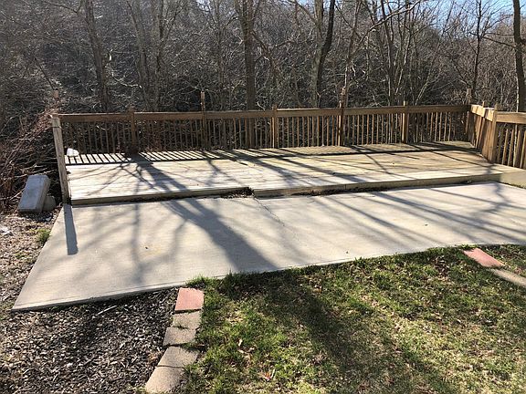 Back deck looking over stream