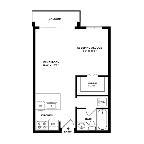 Floor plan StudioB P