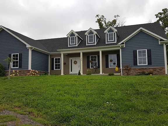 View from driveway