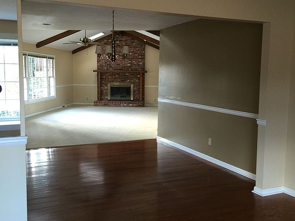 Large living room and dining room