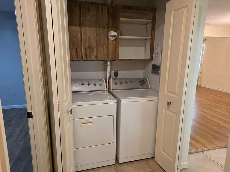 washer and dryer