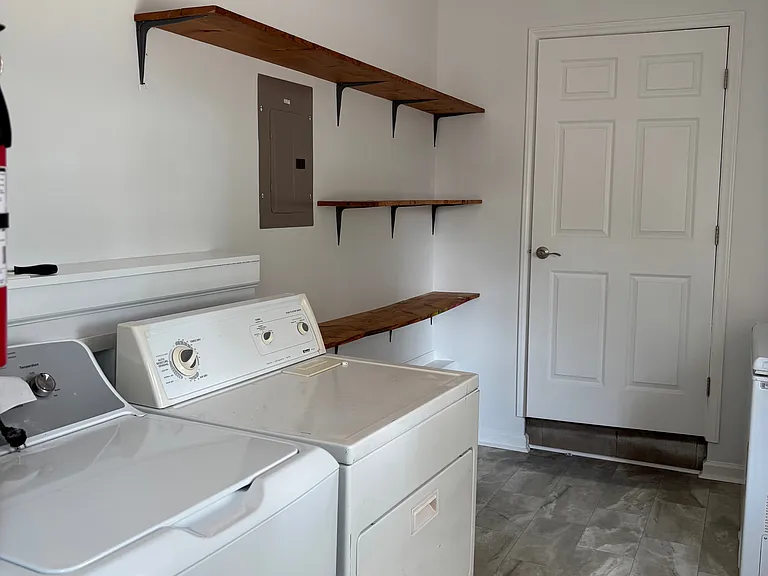 Utility room with lots of storage.
