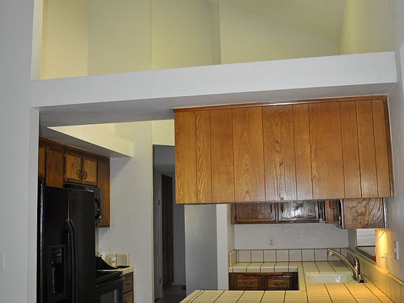 Kitchen with Vaulted Ceiling