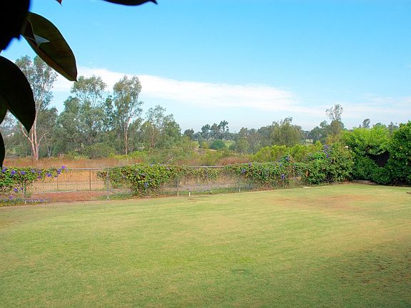 View towards golf course