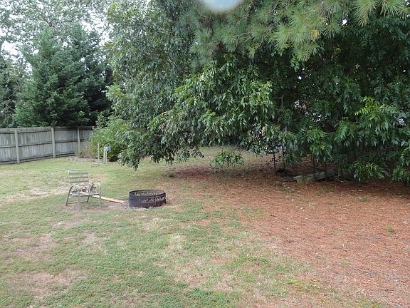 Large backyard on 1/3 acre