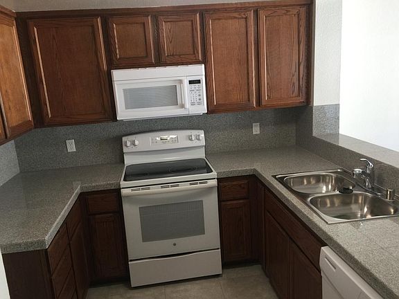 Kitchen with granite countertops