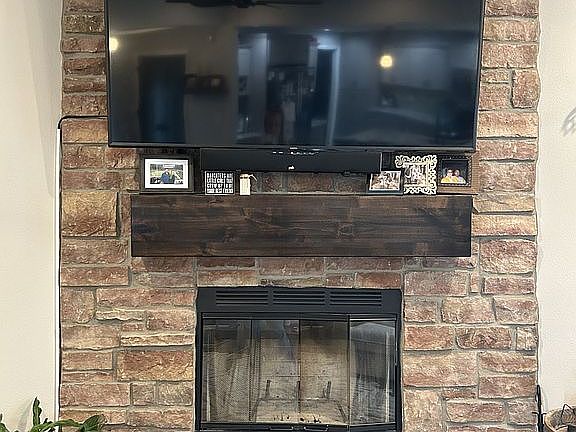 WOOD BURNING FIRE PLACE