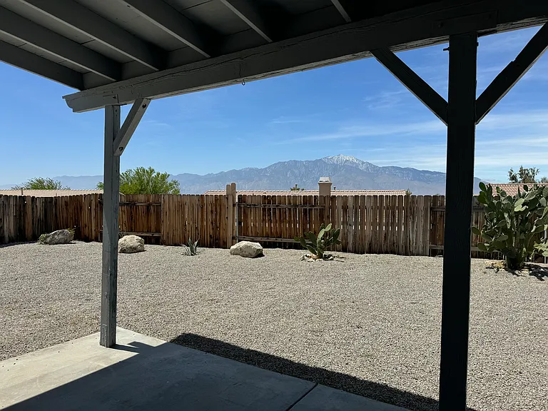 backyard with a 360 degree mountain view