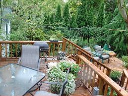 View of back deck
