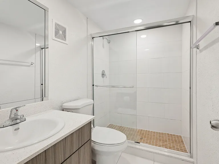 Bathroom with Glass Shower Enclosure