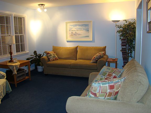 Inviting living room with huge picture window