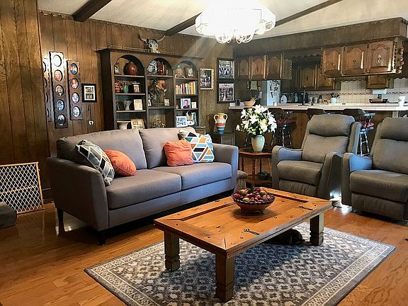 den looking into kitchen