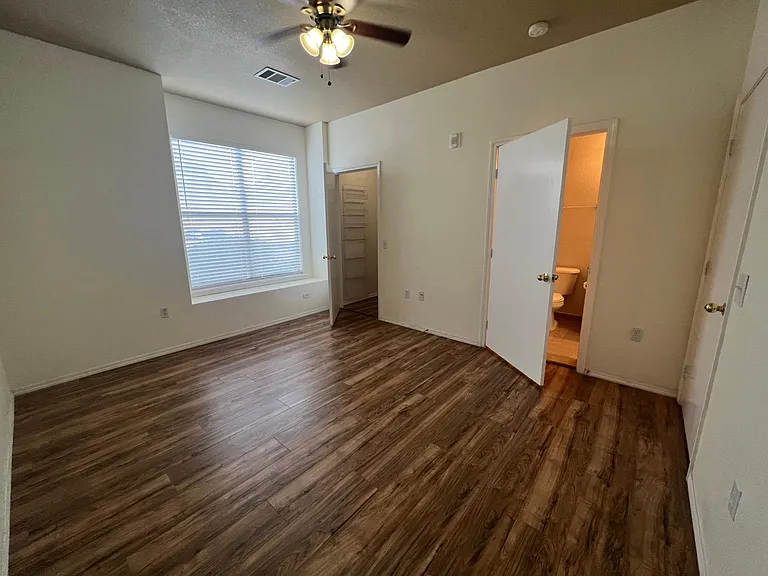 Bedroom 2 has full walk in closet and full bath