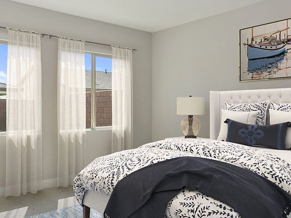 Liberty Virtually Staged Master Bedroom