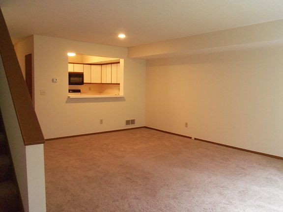 Spacious living and dining space with open-style kitchen!