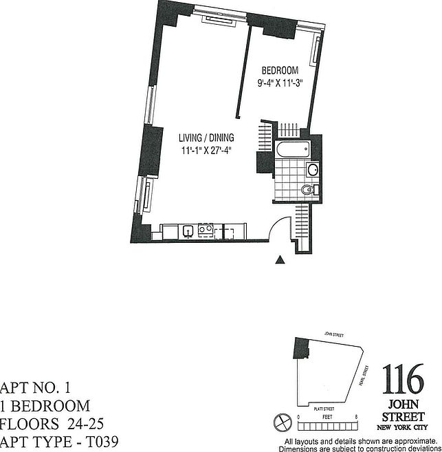 1st image of 116 John St APT 2401
