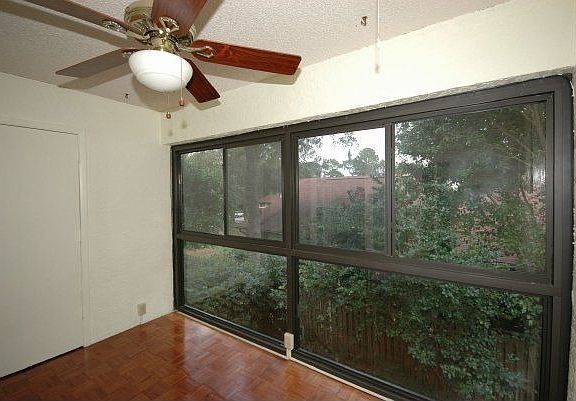 Enclosed porch with large closet