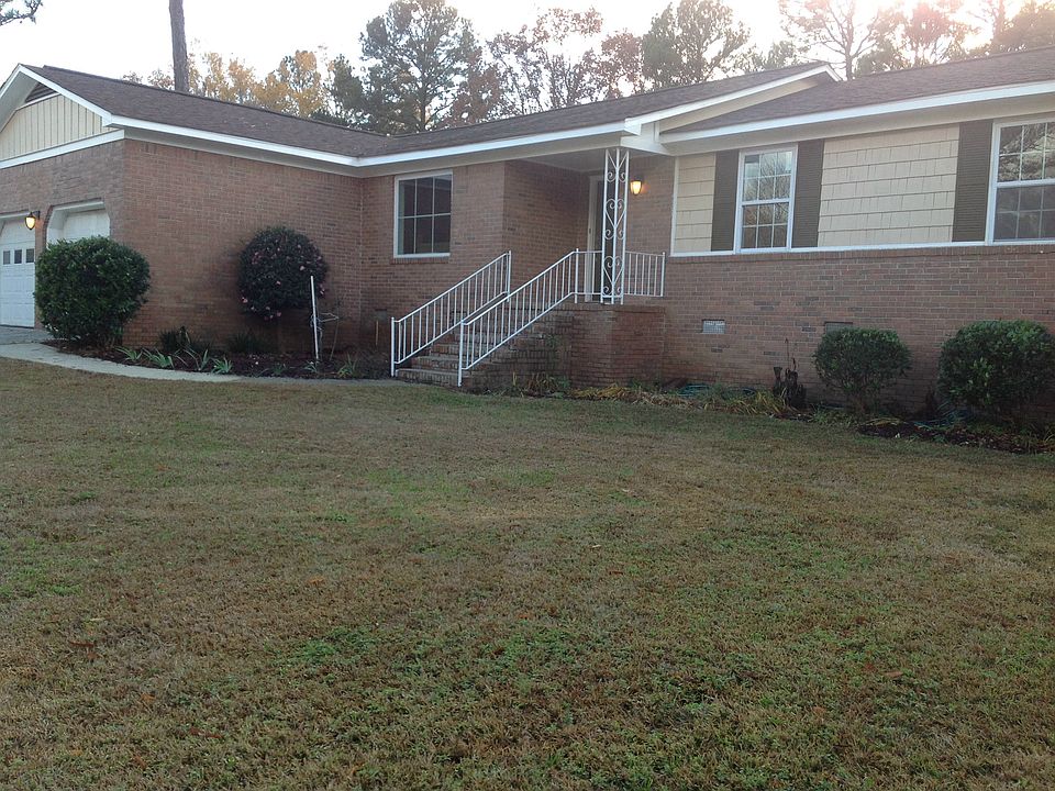 Front w two car garage