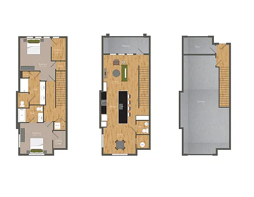 Floor plan B4TH (Townhome)