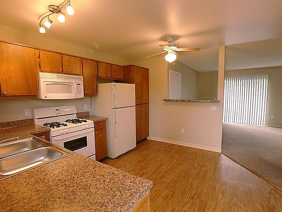 Ample storage space with modern fixtures