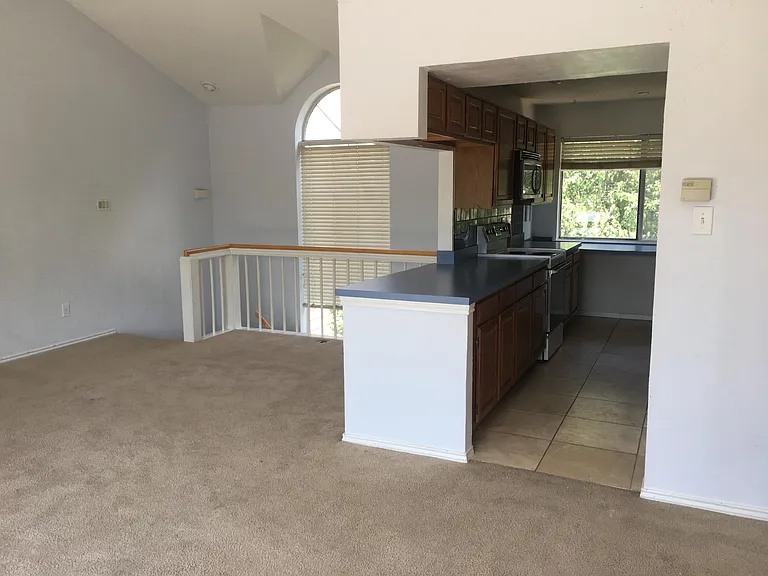 Living Room & Kitchen Area are Upstairs