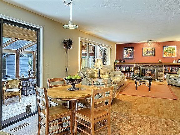 Breakfast nook and large family room!