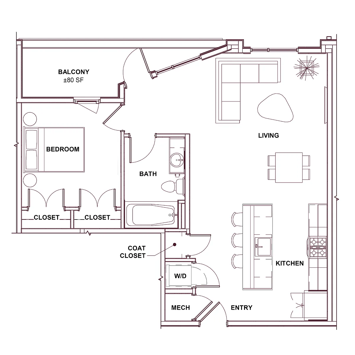 Floor plan Smoke