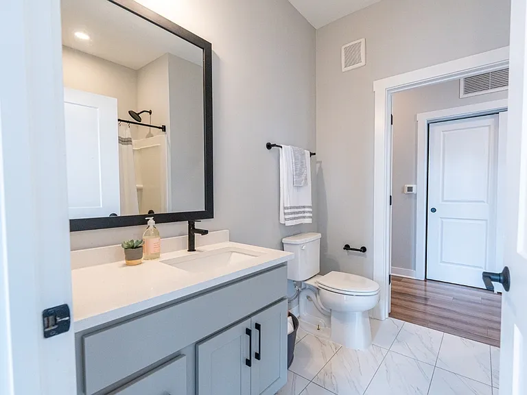 Model Bathroom and Vanity