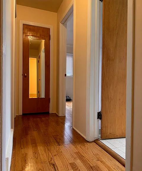 Hallway and hallway closet.