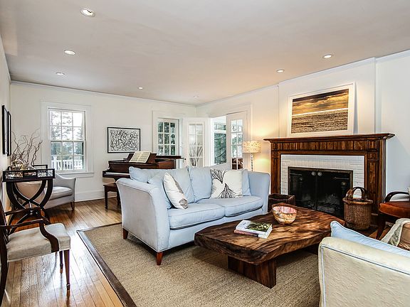 Bright formal living room