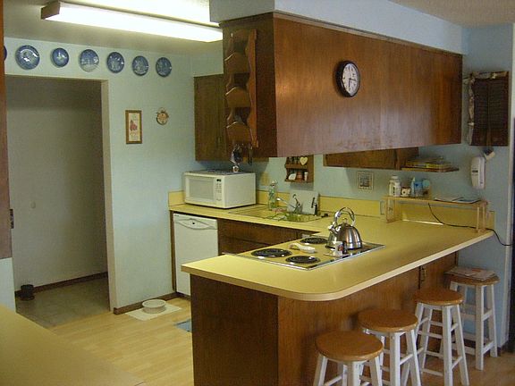 kitchen and entryway