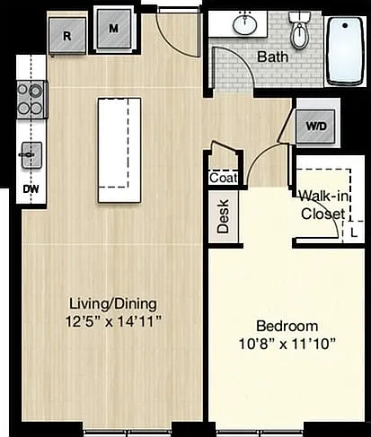 Tier 33.0 - 1 Bed/1 Bath Tier 33.0 - 1 Bed/1 Bath