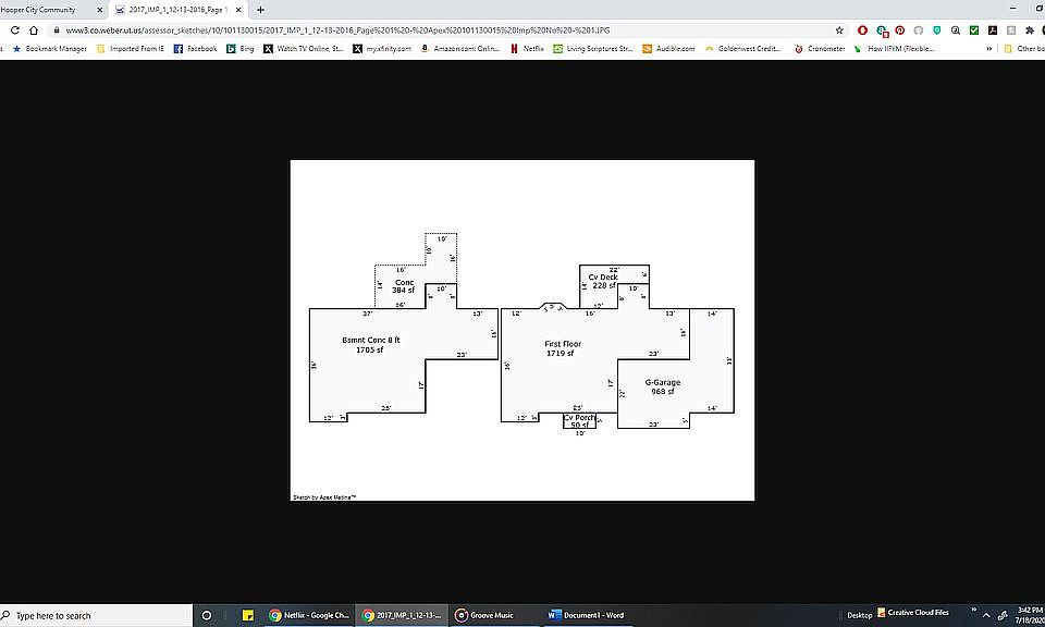 layout of house