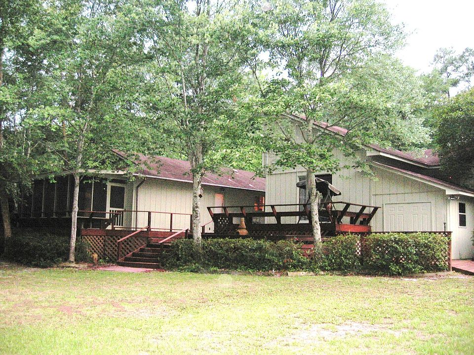 Deck overlooks fairway
