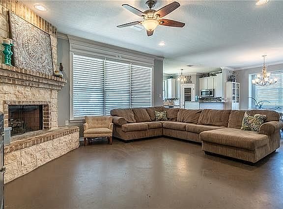 Open living room