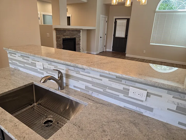 Kitchen sink counter